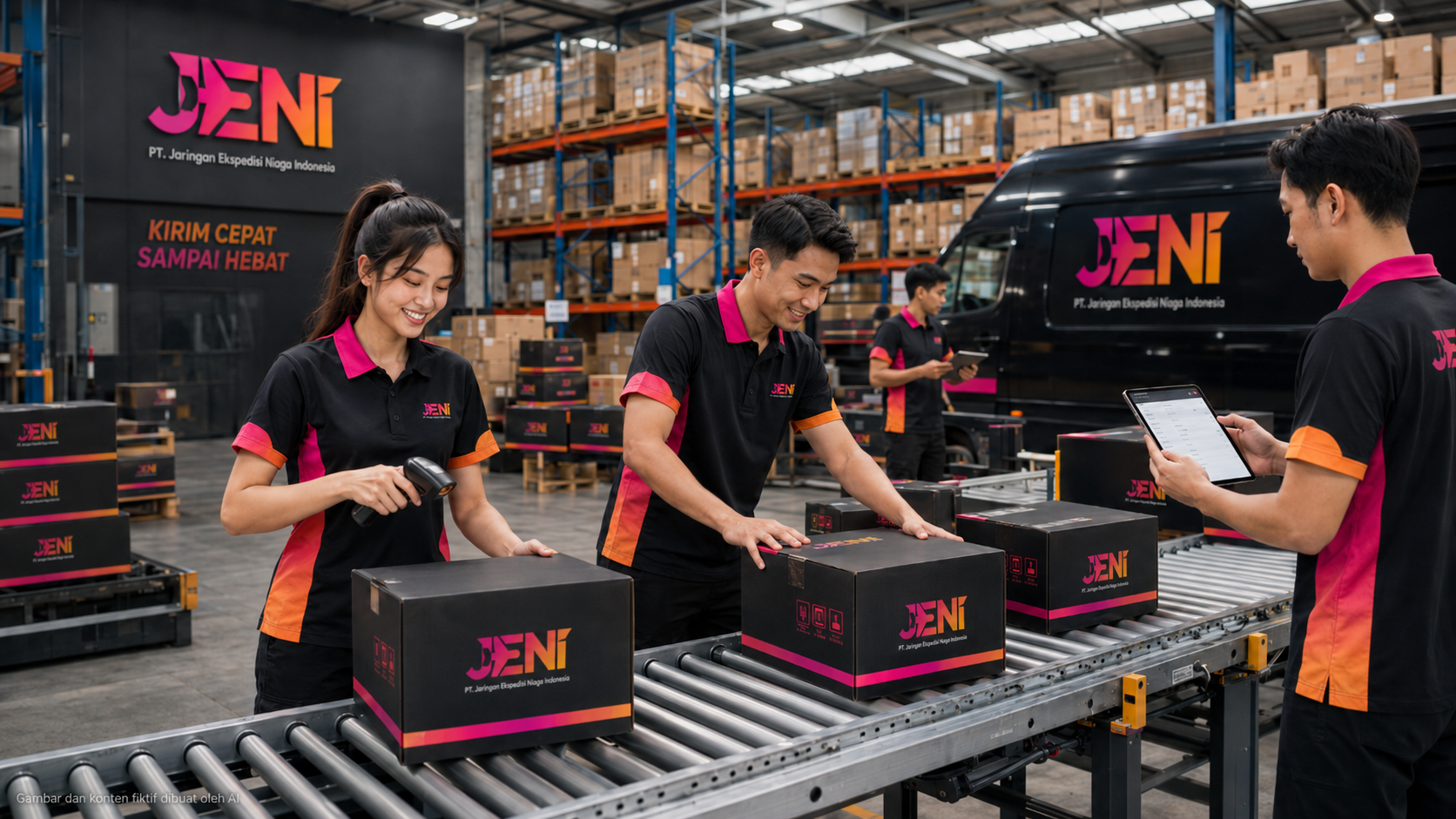 Aktivitas loading dan kesiapan distribusi JENI Group